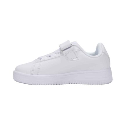 Kids Casual Shoes White/Charcoal Gray