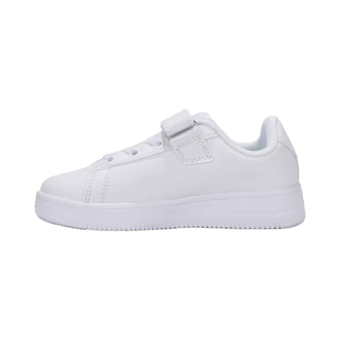Kids Casual Shoes White/Charcoal Gray