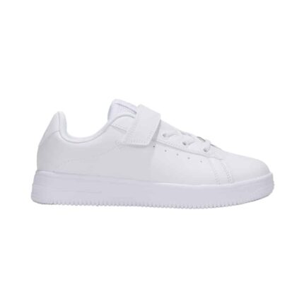 Kids Casual Shoes White/Charcoal Gray