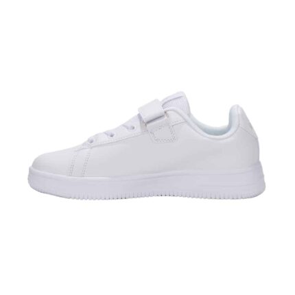 Kids Casual Shoes White/Charcoal Gray